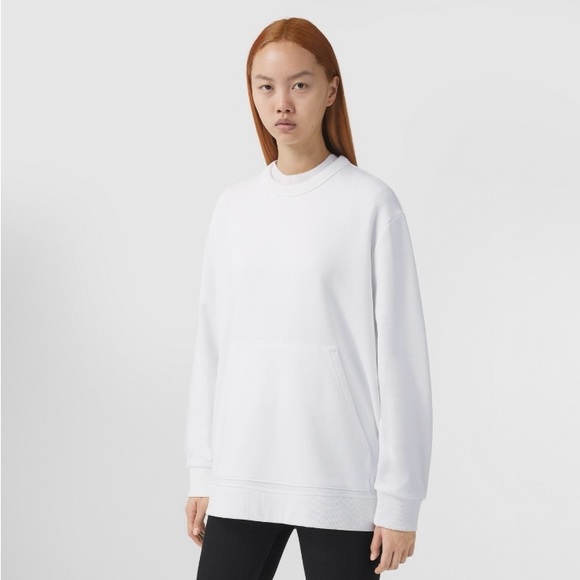 Burberry Vintage Check Cotton Oversized Sweatshirt - Picture 16 of 16